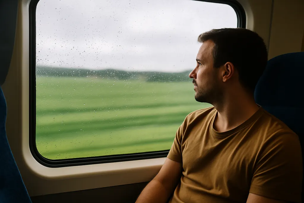 Train Window Countryside